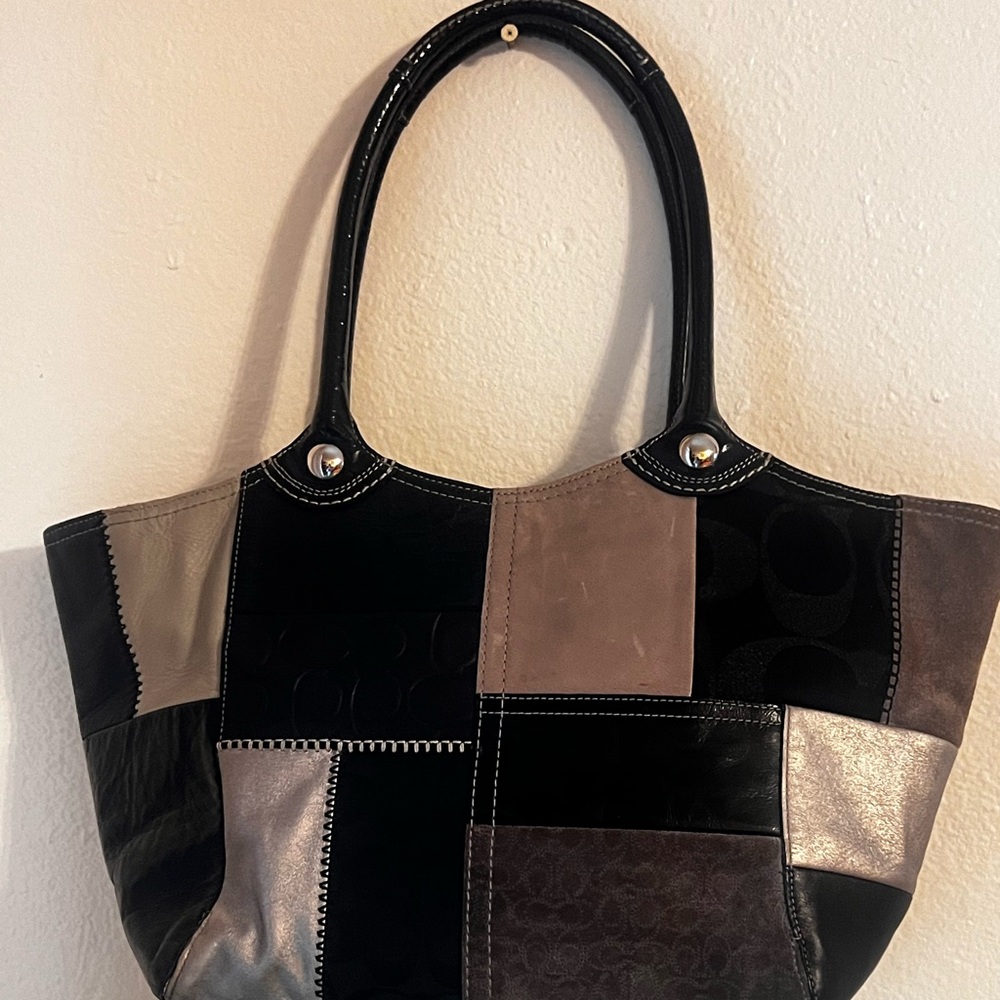 Coach Bleeker Patchwork Tote #14045